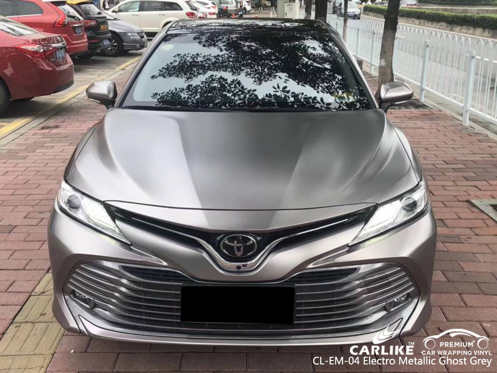 CARLIKE CL-EM-04 ELECTRO METALLIC GHOST GREY CAR WRAP VINYL