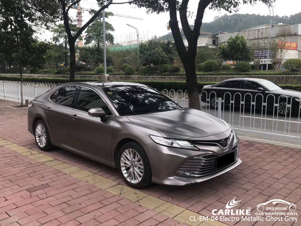 CARLIKE CL-EM-04 ELECTRO METALLIC GHOST GREY CAR WRAP VINYL
