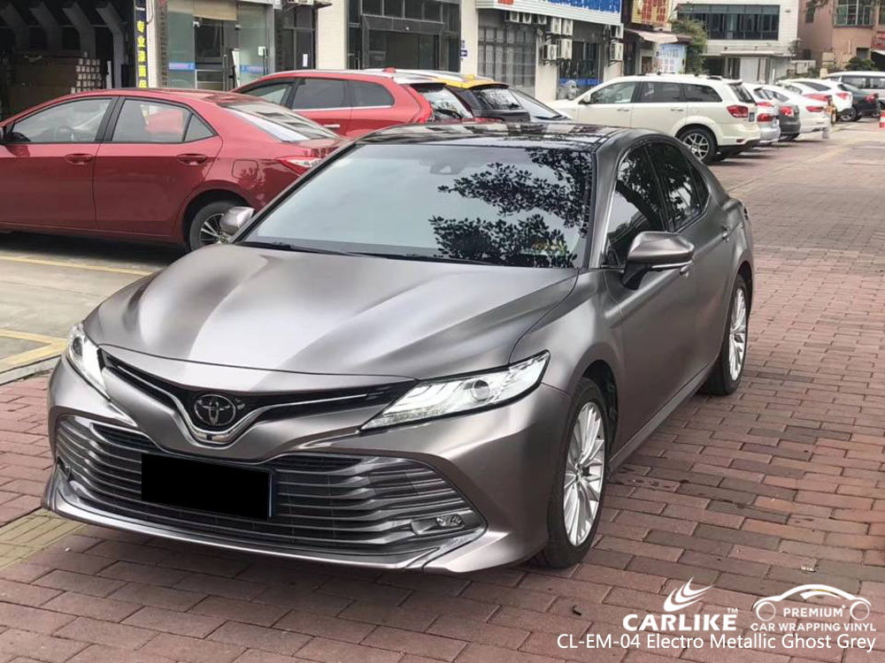 CARLIKE CL-EM-04 ELECTRO METALLIC GHOST GREY CAR WRAP VINYL