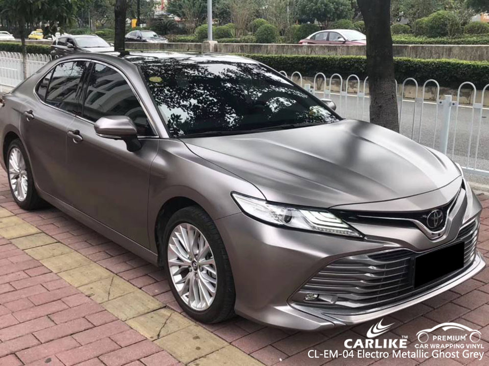 CARLIKE CL-EM-04 ELECTRO METALLIC GHOST GREY CAR WRAP VINYL