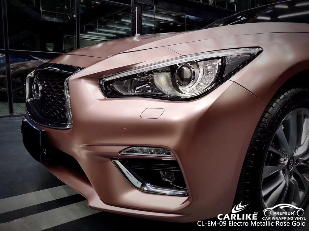 CARLIKE CL-EM-09 ELECTRO METALLIC ROSE GOLD CAR WRAP VINYL