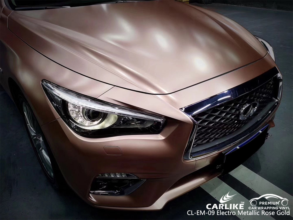 CARLIKE CL-EM-09 ELECTRO METALLIC ROSE GOLD CAR WRAP VINYL