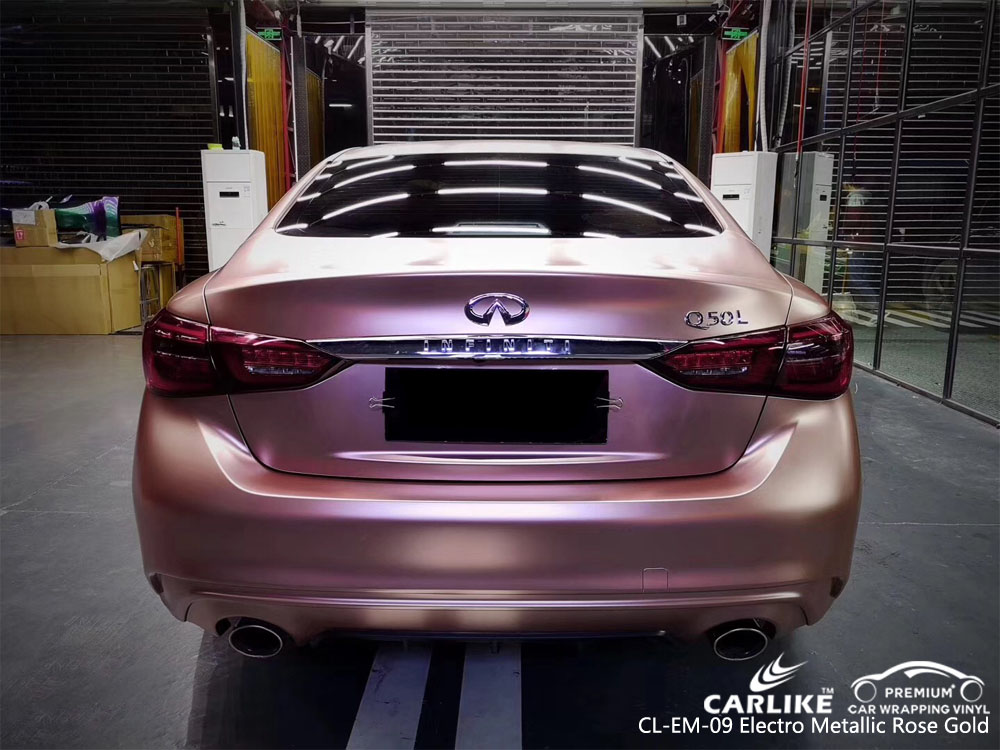 CARLIKE CL-EM-09 ELECTRO METALLIC ROSE GOLD CAR WRAP VINYL