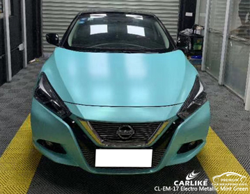 Nissan için CARLIKE CL-EM-17 elektro metal nane yeşil