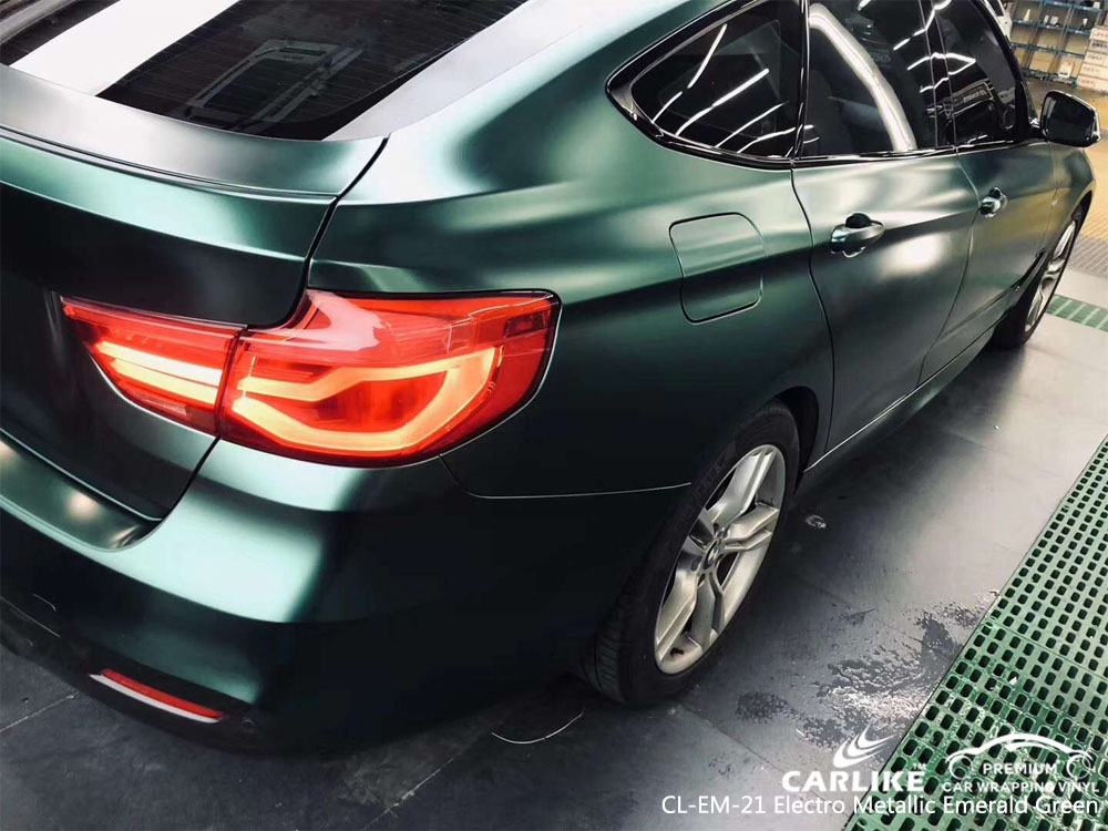 CARLIKE CL-EM-21 ELECTRO METALLIC EMERALD GREEN CAR WRAP VINYL