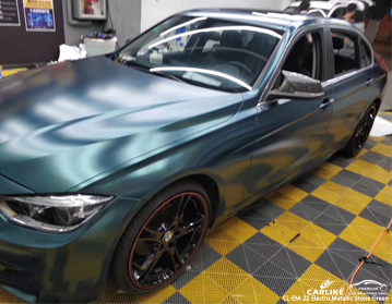 CL-EM-22 stone green matte electro metallic car vinyl wrap for BMW