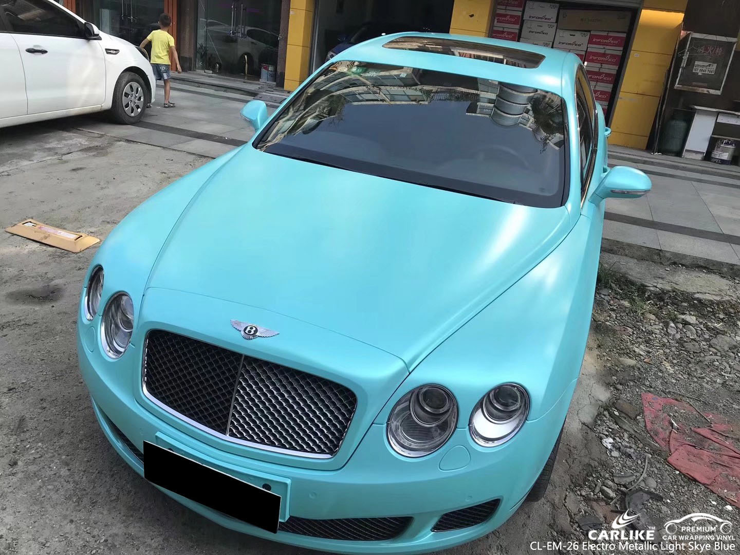 CARLIKE CL-EM-26 LIGHT SKYE BLUE MATTE ELECTRO METALLIC VINYL