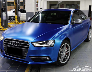 CL-EM-30 sea blue matte electro metallic vinyl car wrap for AUDI United States