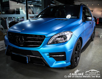 CL-EM-30 Electro metallic see blue car wrap vinyl factory