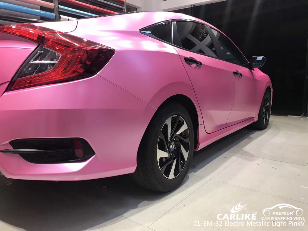 CARLIKE CL-EM-32 ELECTRO METALLIC LIGHT PINK CAR WRAP VINYL