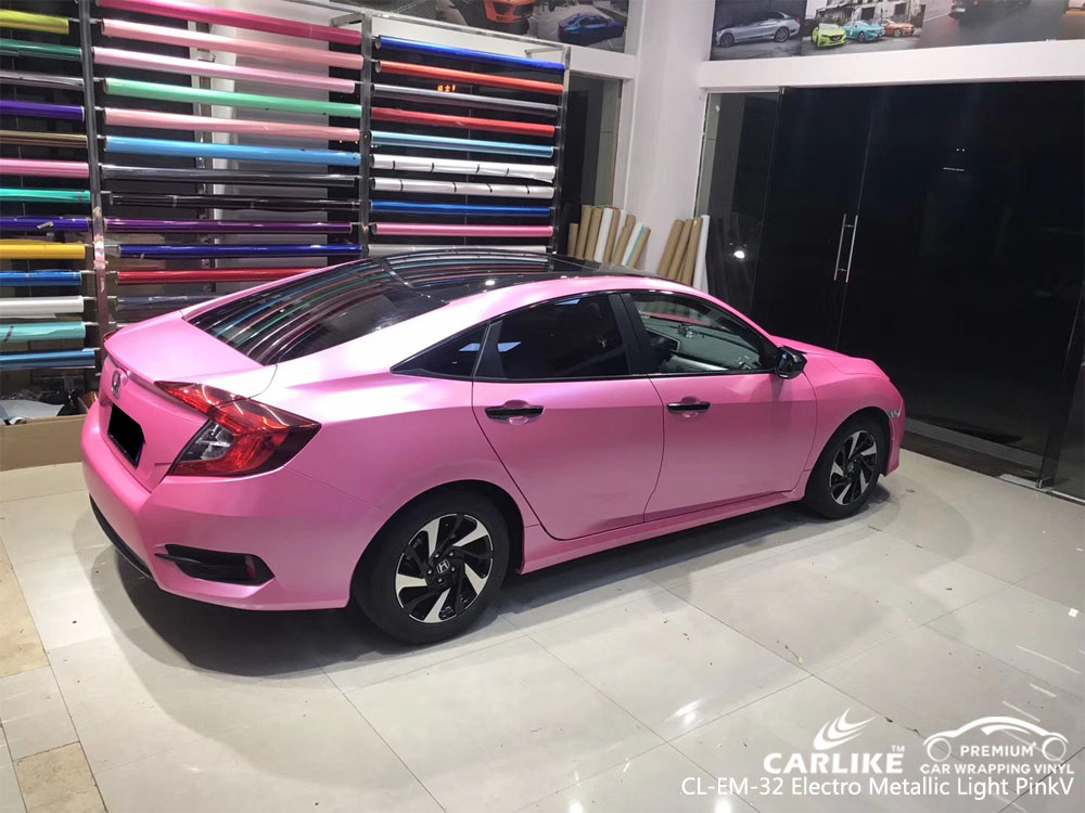 CARLIKE CL-EM-32 ELECTRO METALLIC LIGHT PINK CAR WRAP VINYL