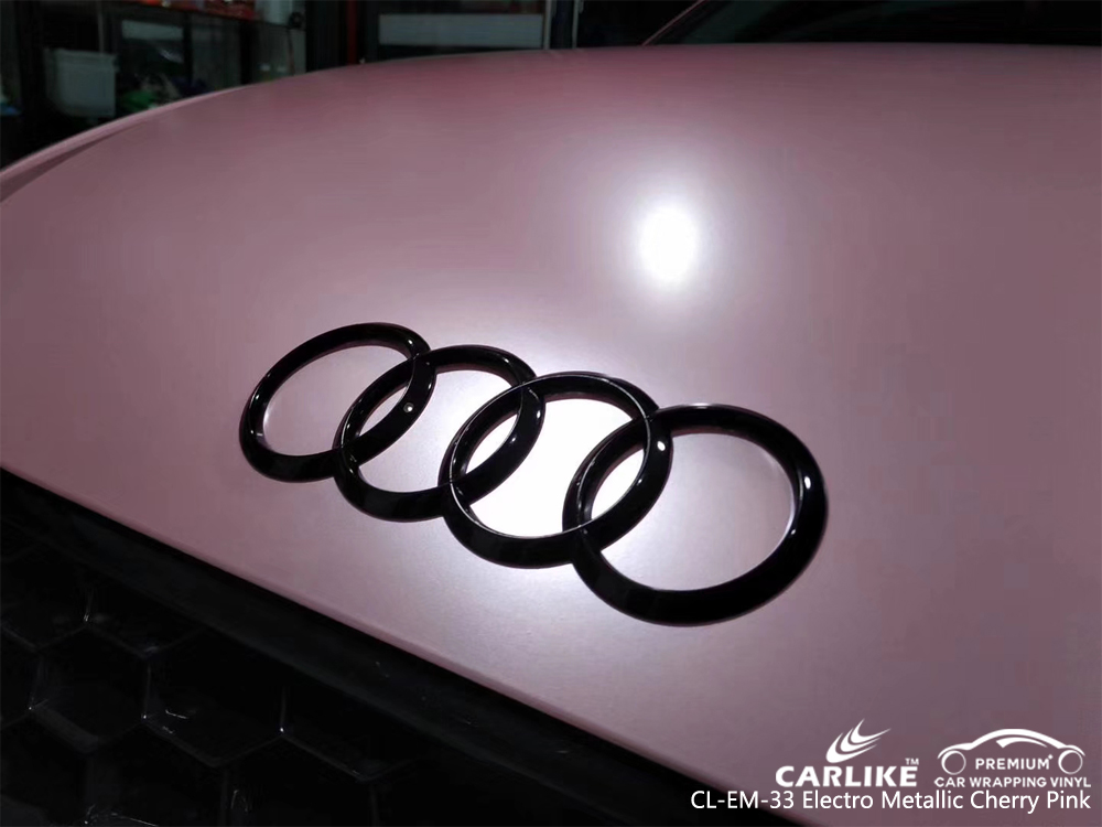 CARLIKE CL-EM-33 ELECTRO METALLIC CHERRY PINK CAR WRAP VINYL