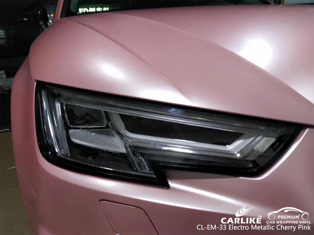 CARLIKE CL-EM-33 ELECTRO METALLIC CHERRY PINK CAR WRAP VINYL