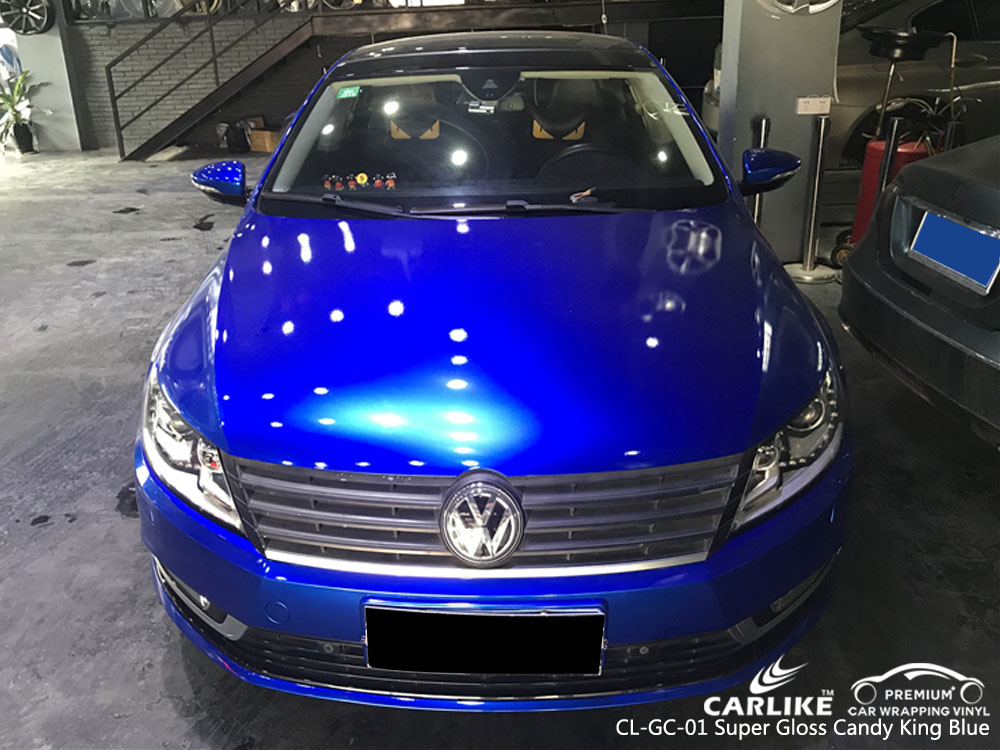 CARLIKE CL-GC-01 SUPER GLOSS CANDY KING BLUE CAR WRAP VINYL