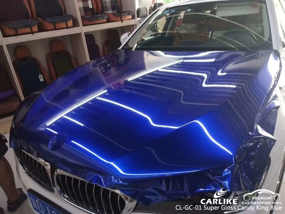 CARLIKE CL-GC-01 SUPER GLOSS CANDY KING BLUE CAR VINYL
