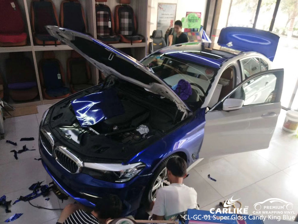 CARLIKE CL-GC-01 SUPER GLOSS CANDY KING BLUE CAR VINYL