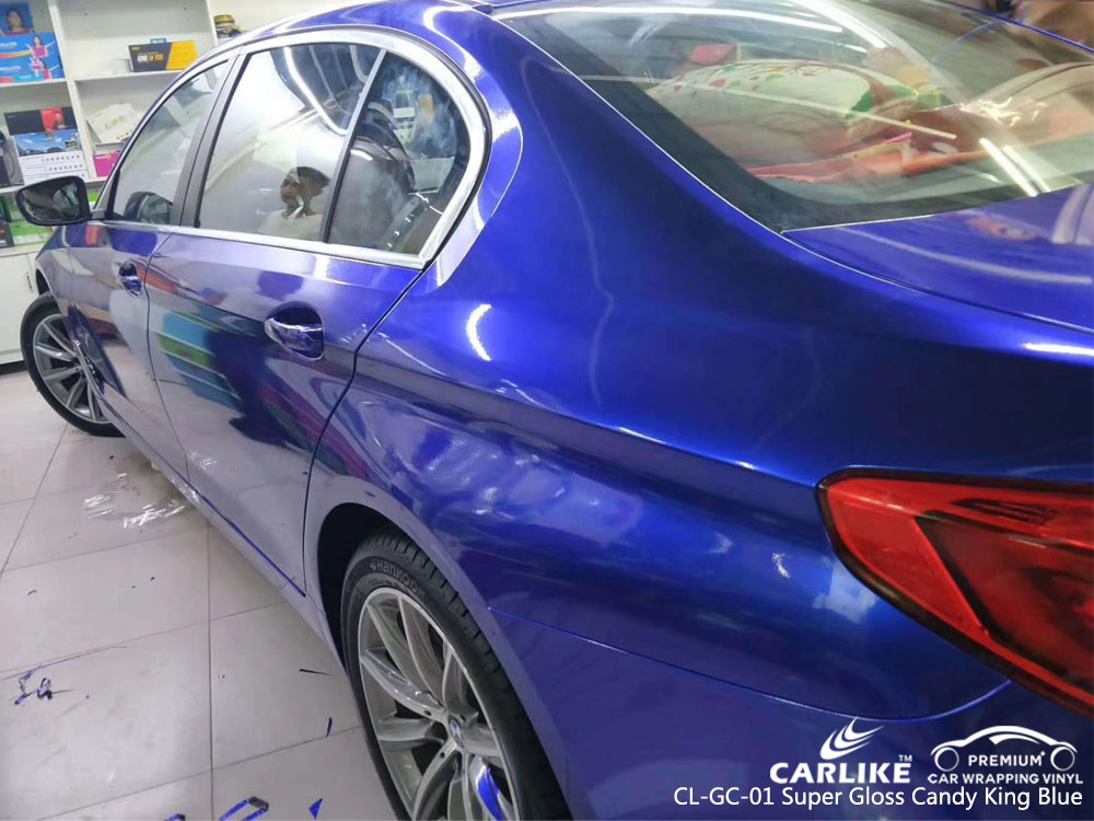 CARLIKE CL-GC-01 SUPER GLOSS CANDY KING BLUE CAR VINYL
