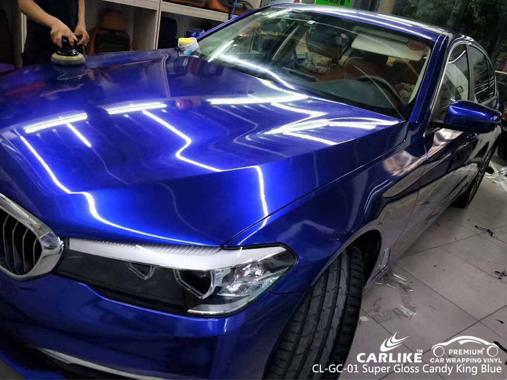 CARLIKE CL-GC-01 SUPER GLOSS CANDY KING BLUE CAR VINYL
