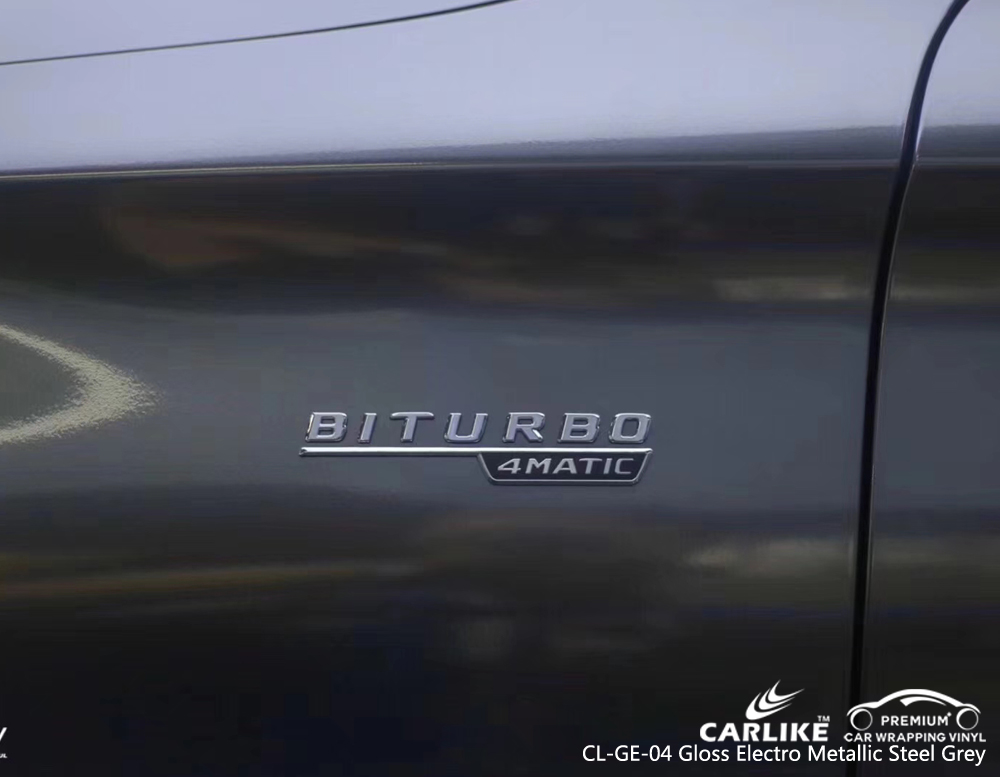 CARLIKE CL-GE-04 ELECTRO METALLIC STEEL GREY CAR VINYL