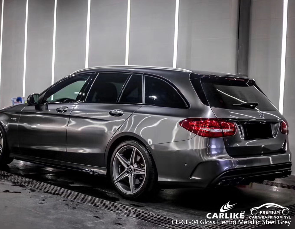 CARLIKE CL-GE-04 ELECTRO METALLIC STEEL GREY CAR VINYL