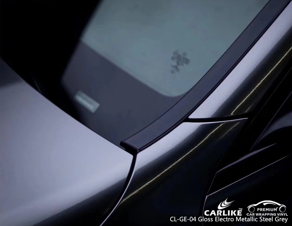 CLGE04 Electro metallic steel grey car wrap vinyl film SINO VINYL