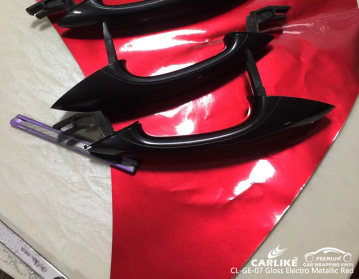 CL-GE-07 vinile lucido metallizzato rosso metallizzato per auto