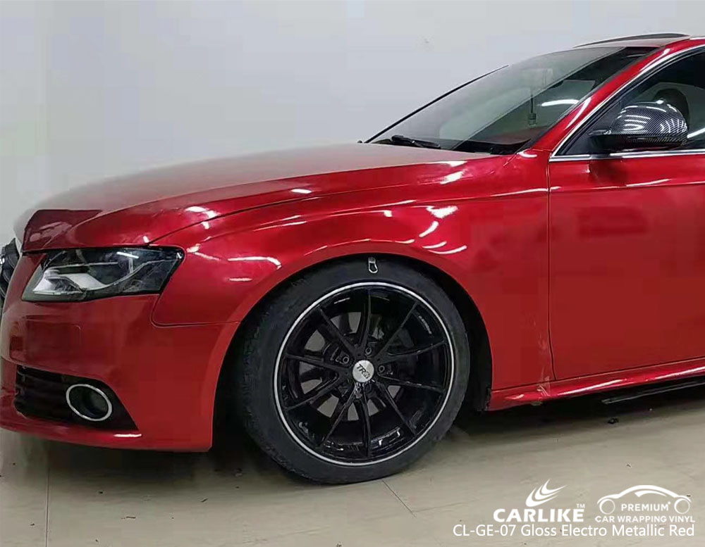 CARLIKE CL-GE-07 GLOSS ELECTRO METALLIC RED CAR VINYL