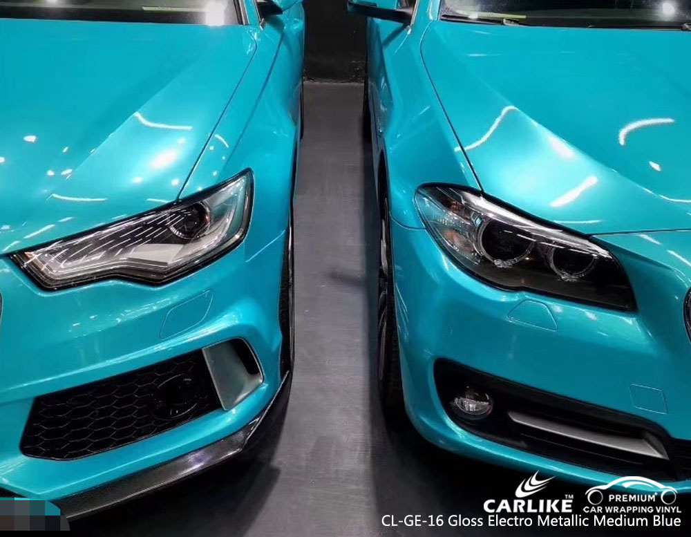 CARLIKE CL-GE-16 ELECTRO METALLIC MEDIUM BLUE CAR VINYL