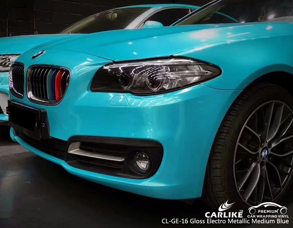CARLIKE CL-GE-16 ELECTRO METALLIC MEDIUM BLUE CAR VINYL