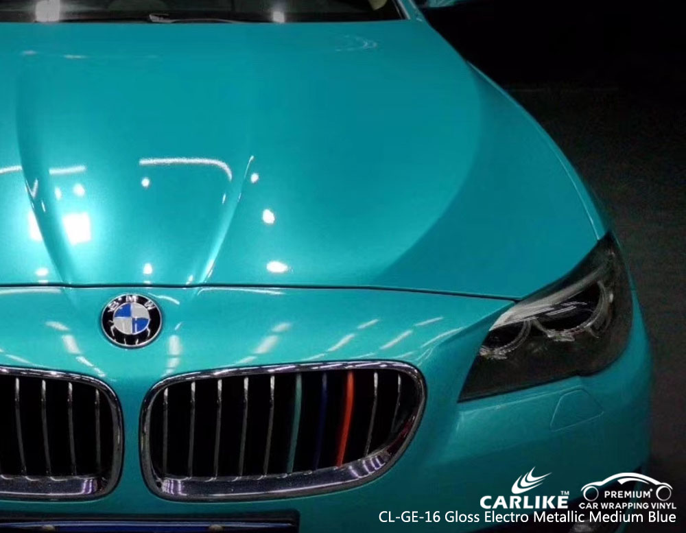 CARLIKE CL-GE-16 ELECTRO METALLIC MEDIUM BLUE CAR VINYL