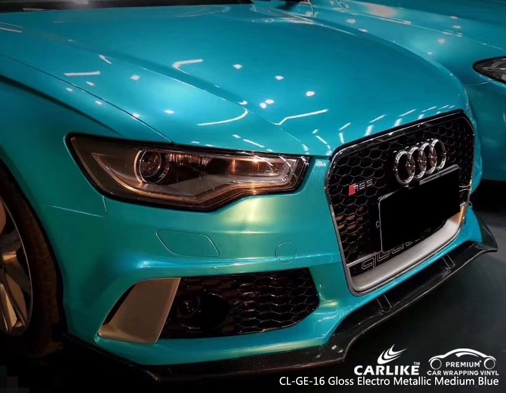 CARLIKE CL-GE-16 ELECTRO METALLIC MEDIUM BLUE CAR VINYL