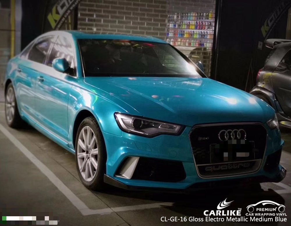 CARLIKE CL-GE-16 ELECTRO METALLIC MEDIUM BLUE CAR VINYL