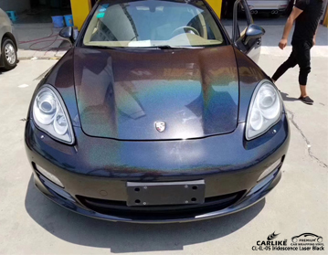 CL-IL-05 iridescence laser black car vinyl film for PORSCHE Brazil