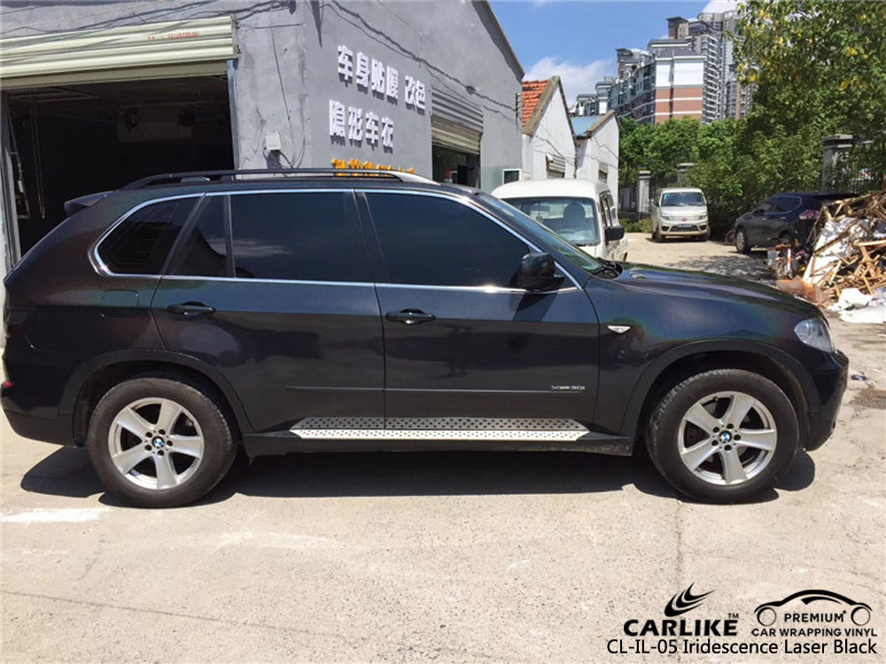 CARLIKE CL-IL-05 IRIDESCENCE LASER BLACK VINYL FOR BMW