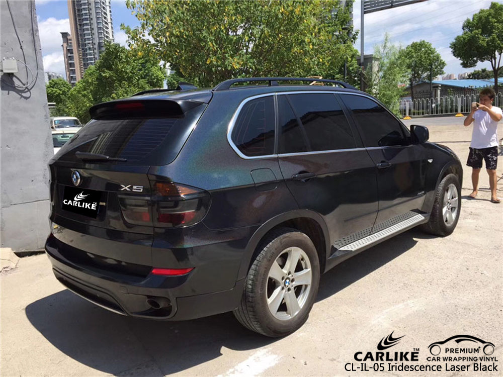 CARLIKE CL-IL-05 IRIDESCENCE LASER BLACK VINYL FOR BMW