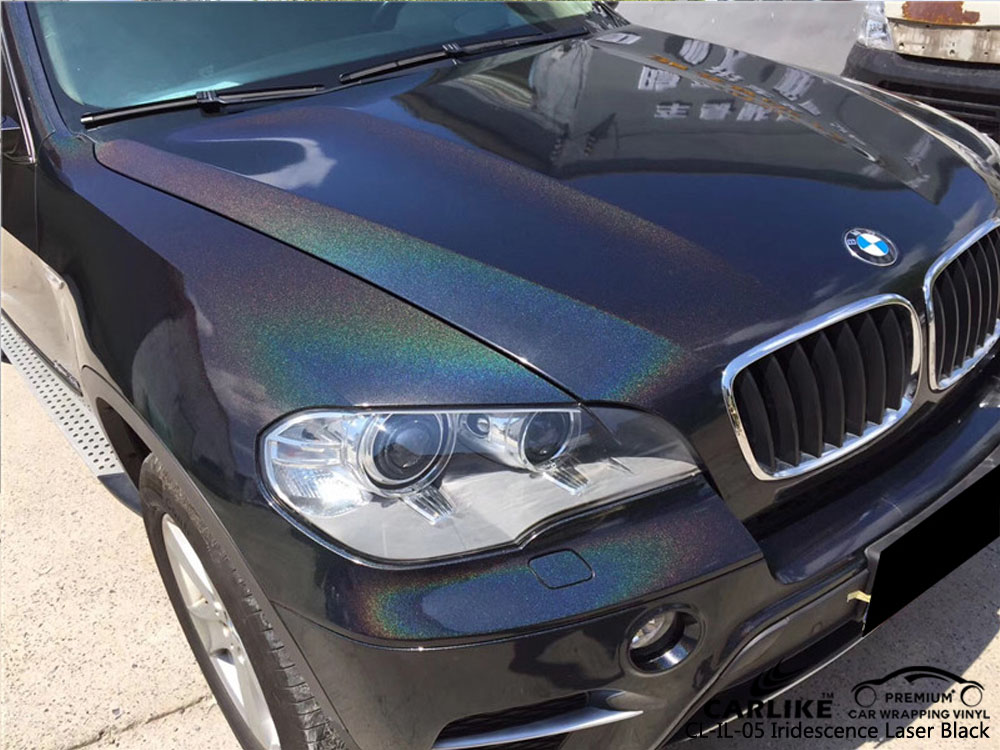 CARLIKE CL-IL-05 IRIDESCENCE LASER BLACK VINYL FOR BMW