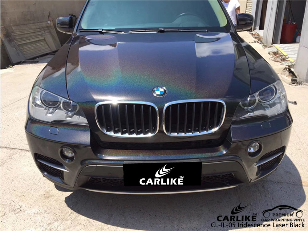 CARLIKE CL-IL-05 IRIDESCENCE LASER BLACK VINYL FOR BMW