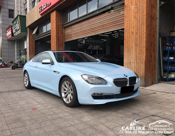 CARLIKE CL-MA-06 macaron bmw için gri şafak araba sarma vinil