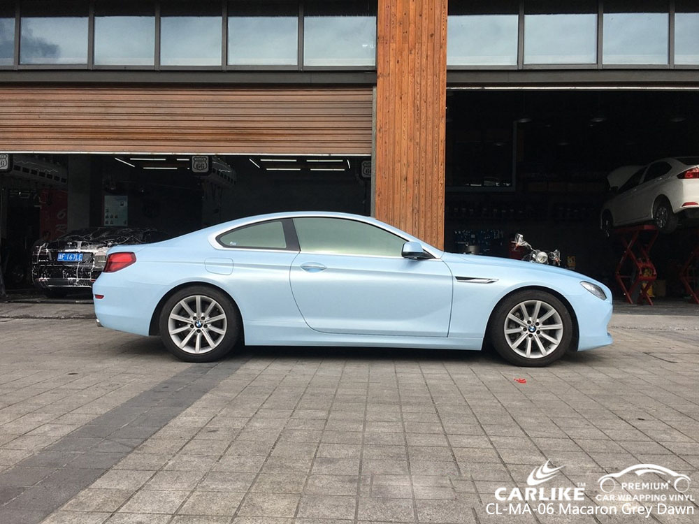 CARLIKE CL-MA-06 MACARON GREY DAWN CAR WRAP VINYL