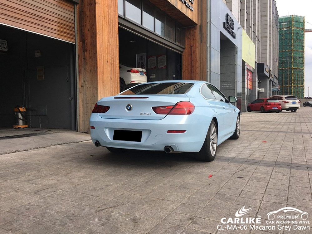 CARLIKE CL-MA-06 MACARON GREY DAWN CAR WRAP VINYL