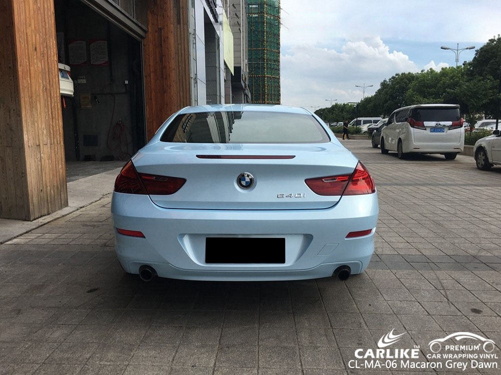 CARLIKE CL-MA-06 MACARON GREY DAWN CAR WRAP VINYL