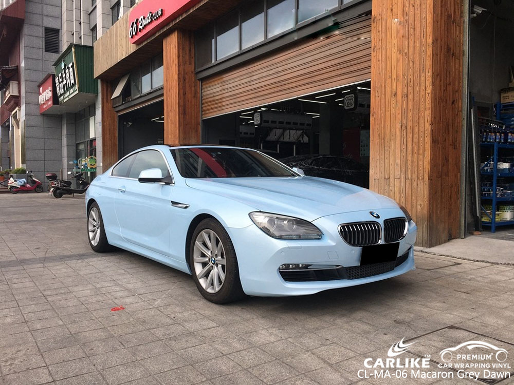 CARLIKE CL-MA-06 MACARON GREY DAWN CAR WRAP VINYL