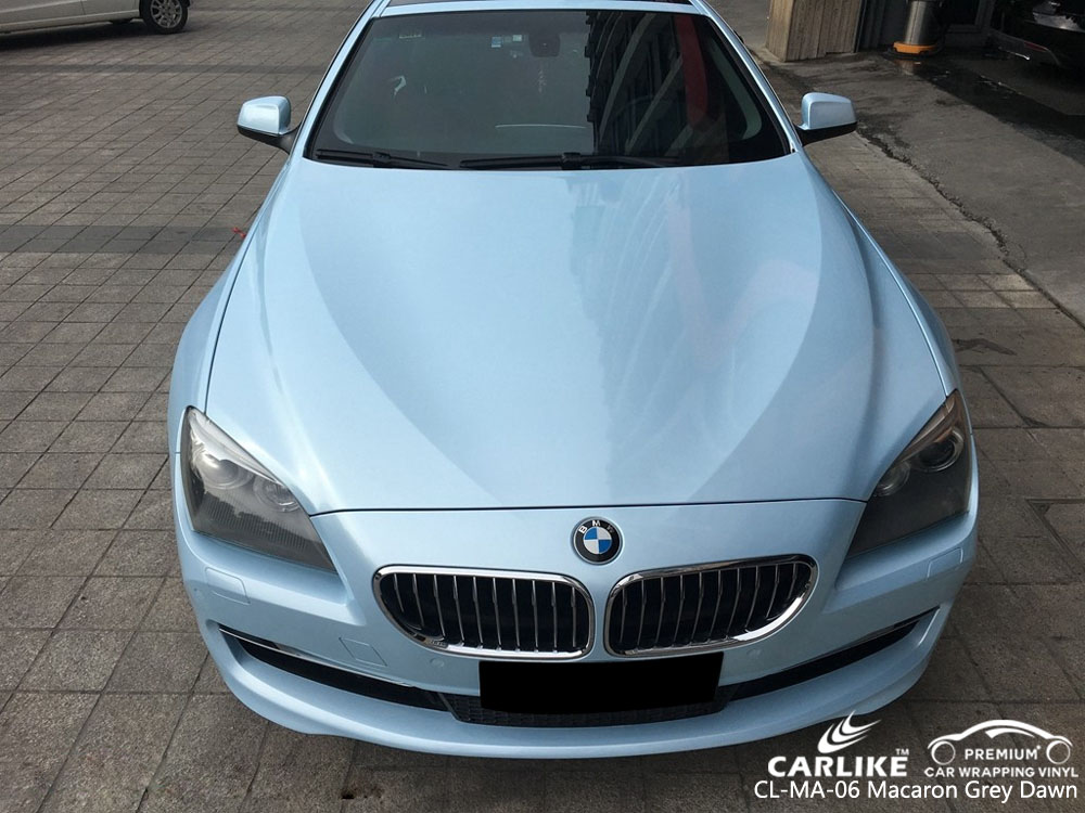 CARLIKE CL-MA-06 MACARON GREY DAWN CAR WRAP VINYL