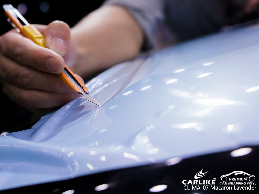 CARLIKE CL-MA-07 MACARON LAVENDER CAR WRAP VINYL