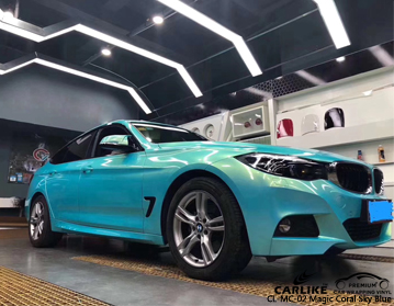 CARLIKE CL-MC-02 BWM için parlak sihirli mercan gökyüzü mavi