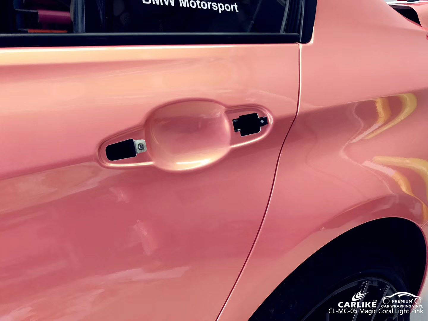 CARLIKE CL-MC-05 GLOSS MAGIC CORAL LIGHT PINK VINYL