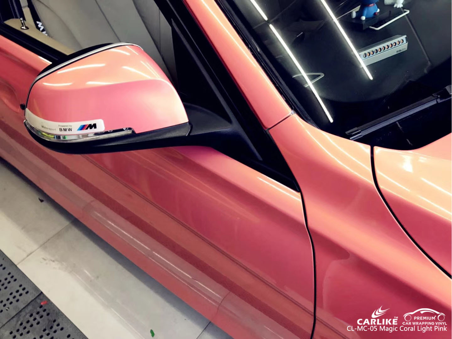 CARLIKE CL-MC-05 GLOSS MAGIC CORAL LIGHT PINK VINYL