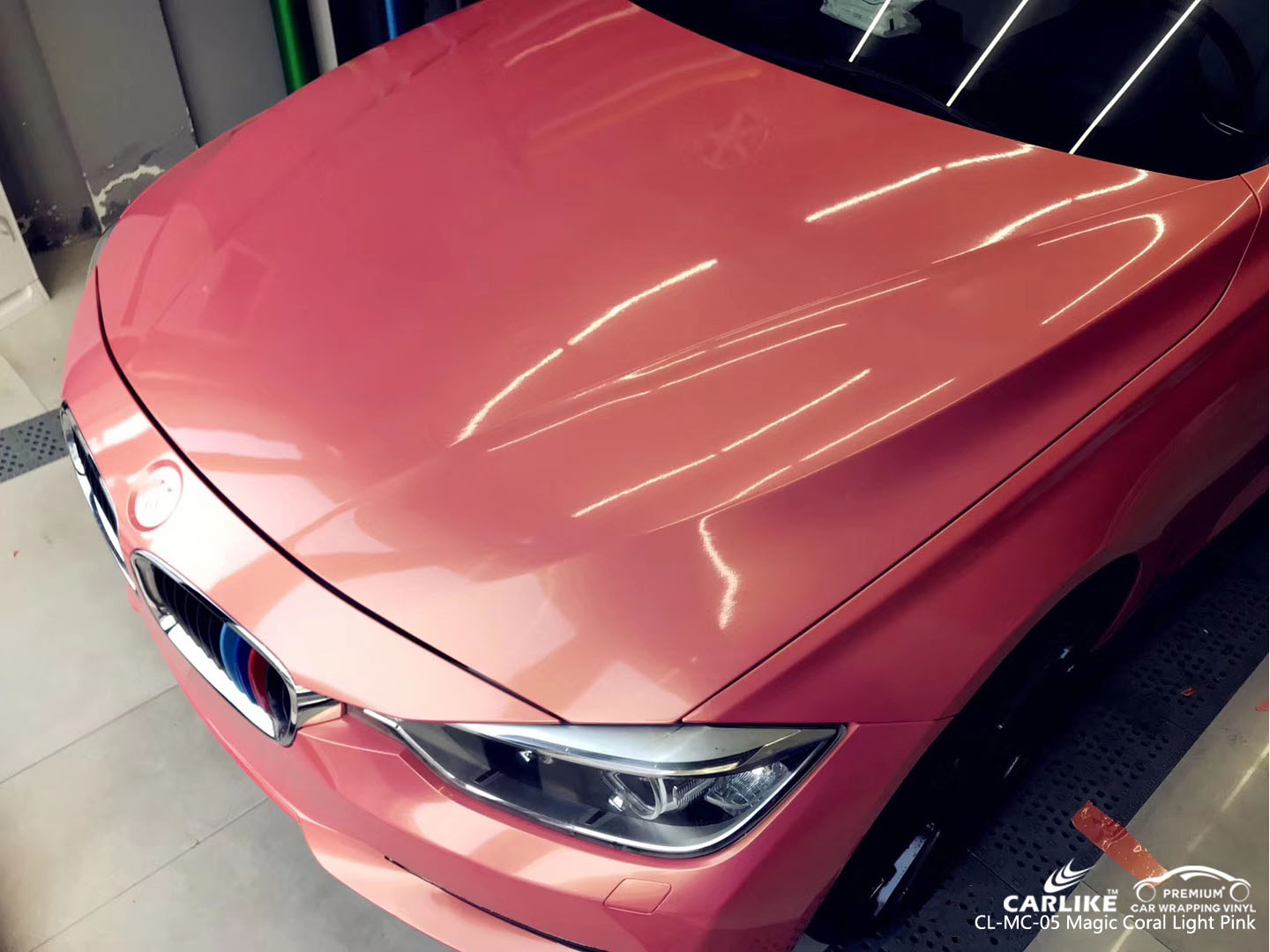 CARLIKE CL-MC-05 GLOSS MAGIC CORAL LIGHT PINK VINYL