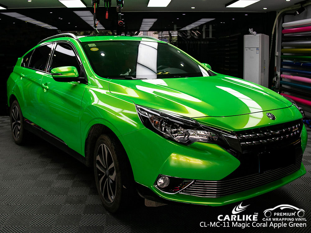 CARLIKE CL-MC-11 MAGIC CORALAPPLE GREEN CAR WRAPPING VINYL