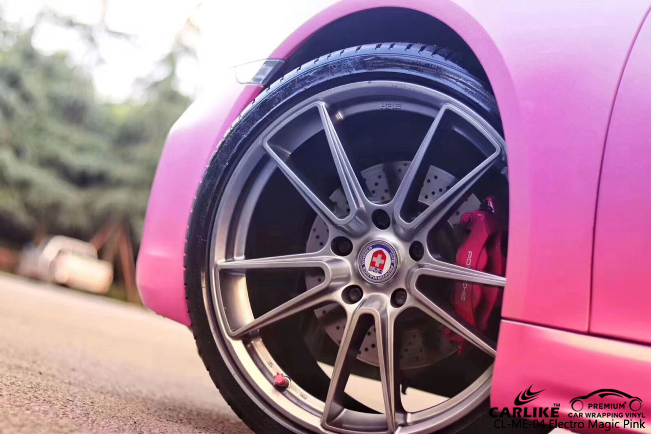 CARLIKE CL-ME-04 MATTE ELECTRO MAGIC PINK VINYL